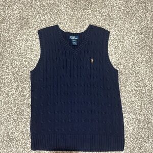 Polo Ralph Lauren sweater vest. Size kids medium 12/14